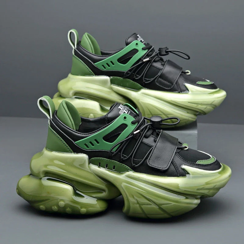 Кроссовки на платформе для мужчин и женщин модная дышащая Уличная обувь плоской