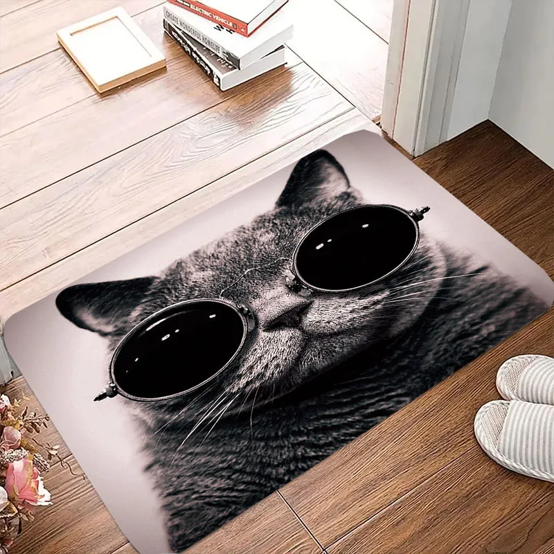 Персонализированный крутой ковер для ванной комнаты с изображением кота