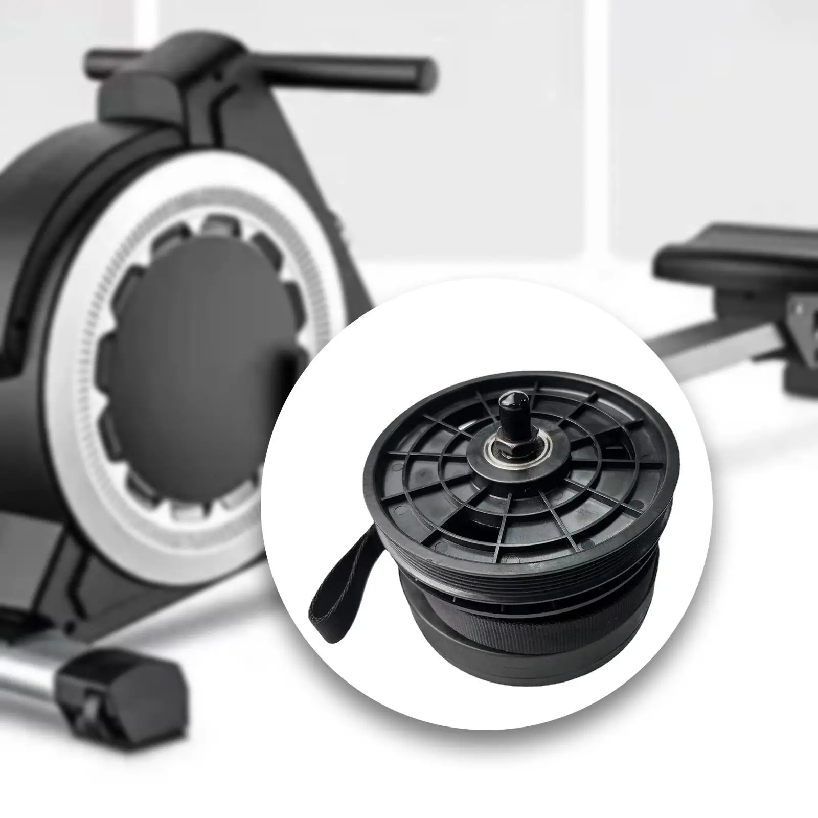 Гребной тренажер отскок ткани шкив домашний гребной