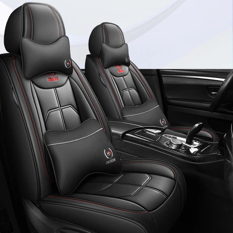 Universal Car Seat Cover for NISSAN Qashqai Juke Leaf Armada Altima Cube Dualis Tiida Bluebird Rogue Sport Car Accessories