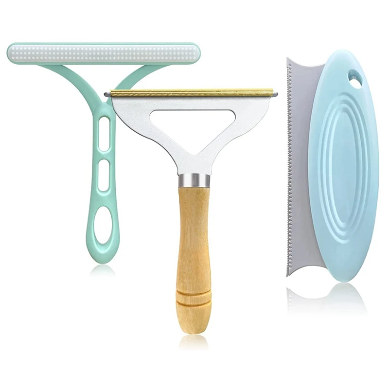 

Pack Of 3 Pet Hair Remover, Portable Lint Remover, Dog Hair Removal And Cat Hair Remover, For Clothes, Carpet, Sofa