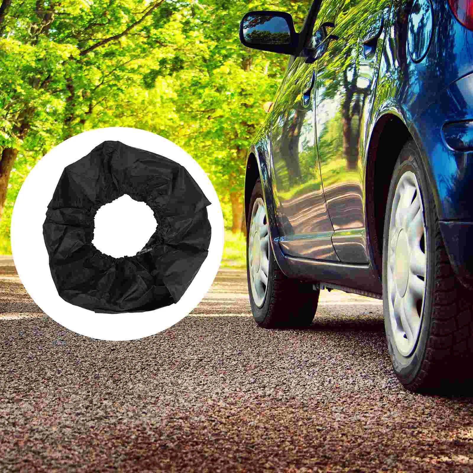

Rain Cover Waterproof Tire Automotive Wheels Covers Universal Trailer Spare Protector