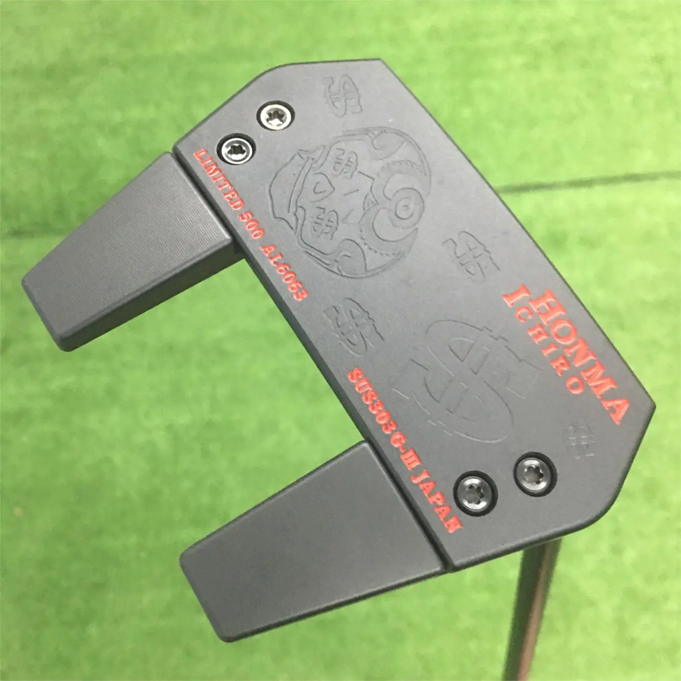 

Original ichiro honma clubes de golfe edição limitada noite escura série G-III putters 33/34/35 polegada eixo aço preto