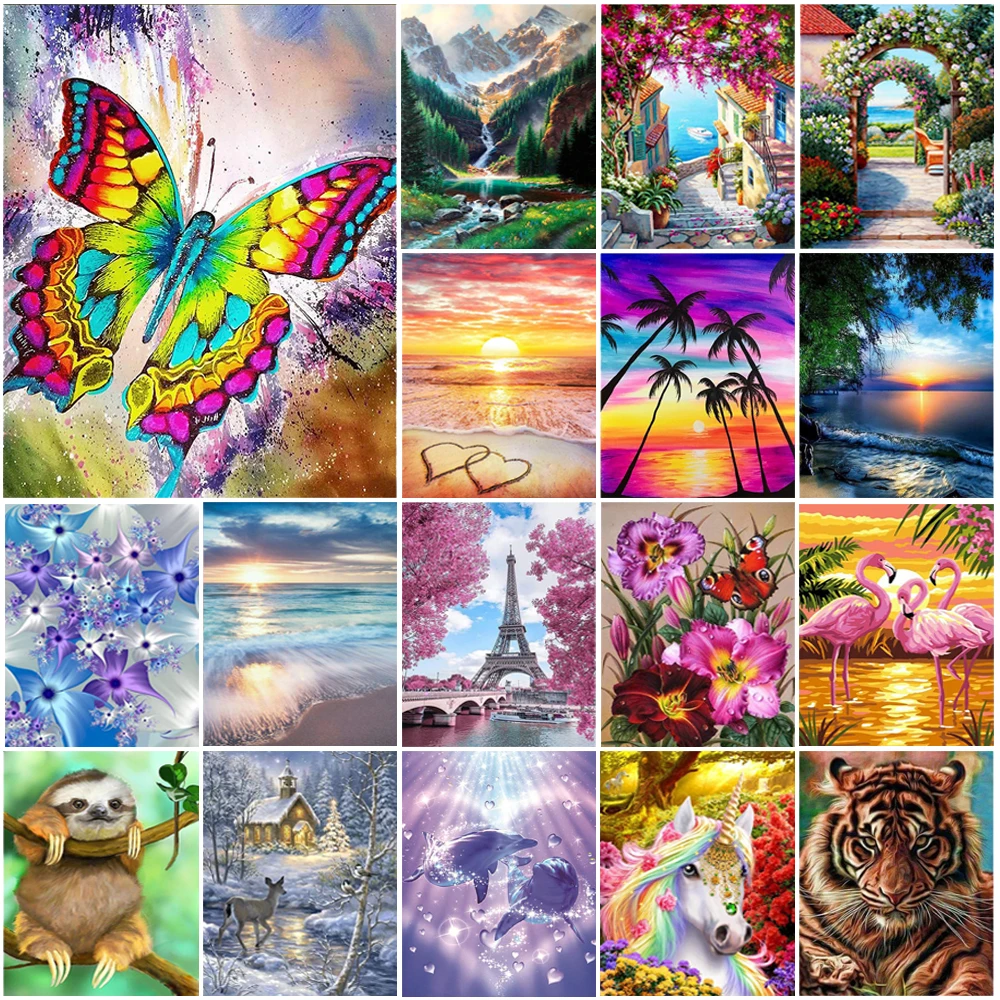 Алмазная 5D картина сделай сам полноформатная круглая мозаика с изображением