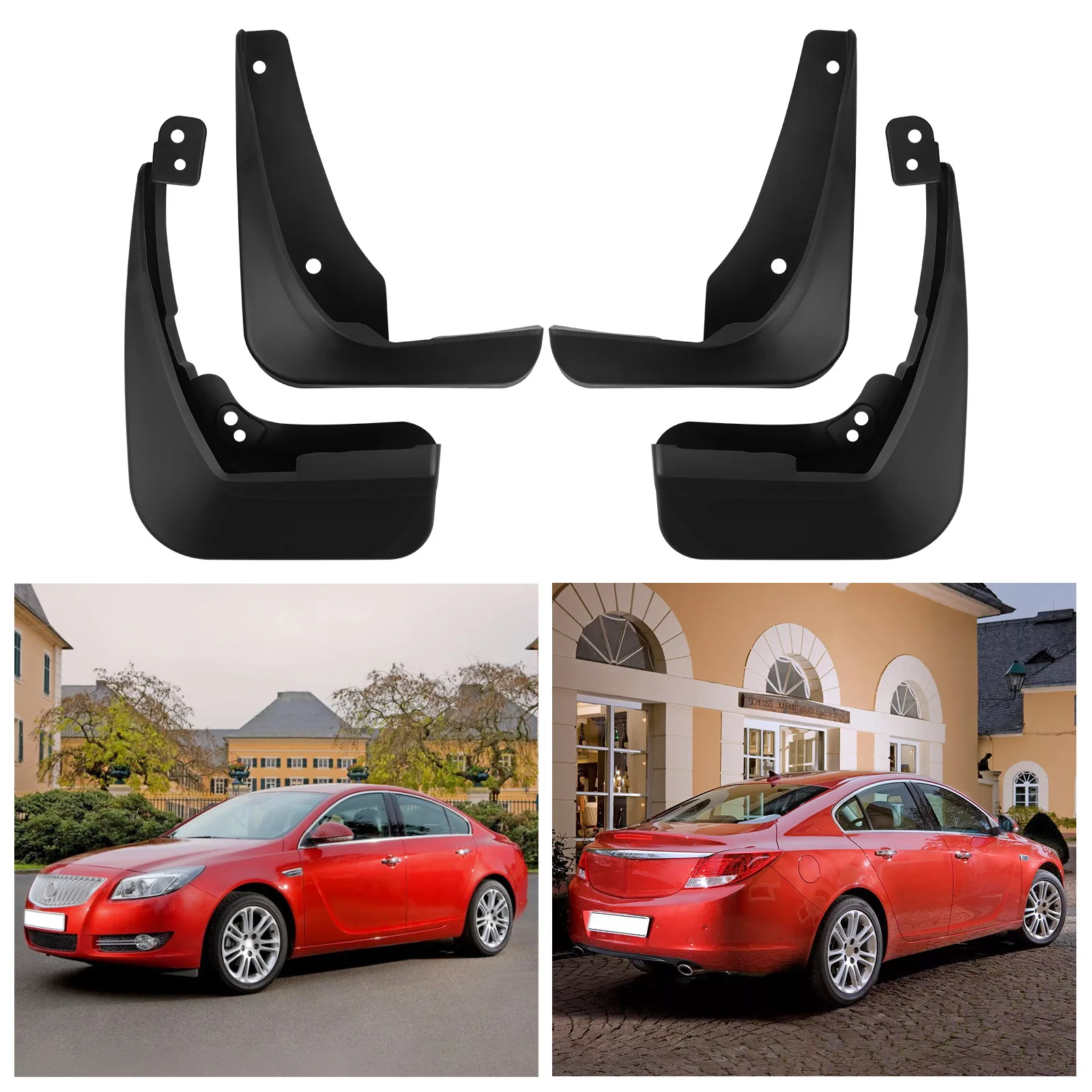 Фото Брызговики для автомобиля (4 шт.) для Buick Regal, Vauxhall, Opel Insignia 2009-2016, защита колесных арок, автомобильные аксессуары №2