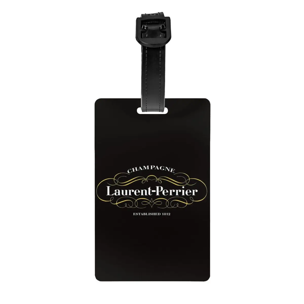 

Custom Laurent Perriers Champagne Luggage Tag Privacy Protection Logo Beer French Baggage Tags Travel Bag Labels Suitcase
