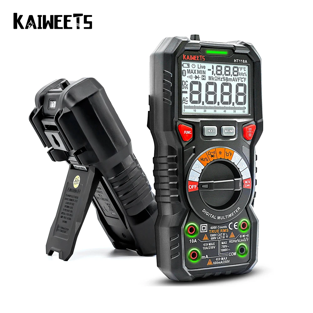 Цифровой мультиметр TRMS автоматический ампервольтметр с функцией быстрого и