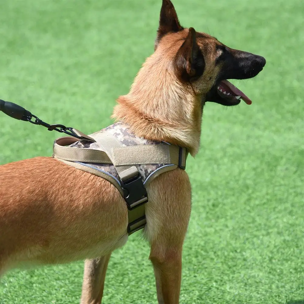 

Large Dog Training Harness Reflective Vest Harness Pet Traction Rope For Medium Large Dogs