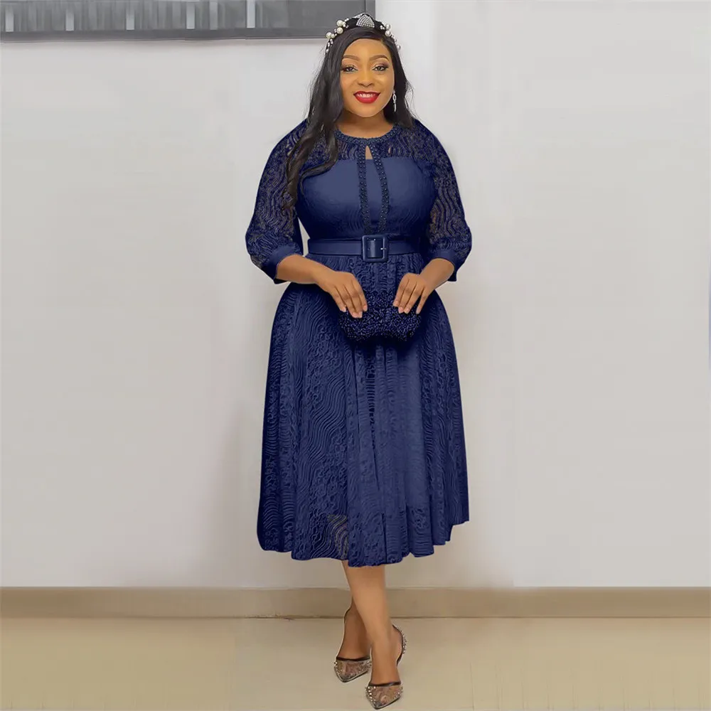 

Office Dress Sexy Deep V Corset Solid Color Temperament OL Professional Pencil A Swing Elegant Dress 2022 Summer African