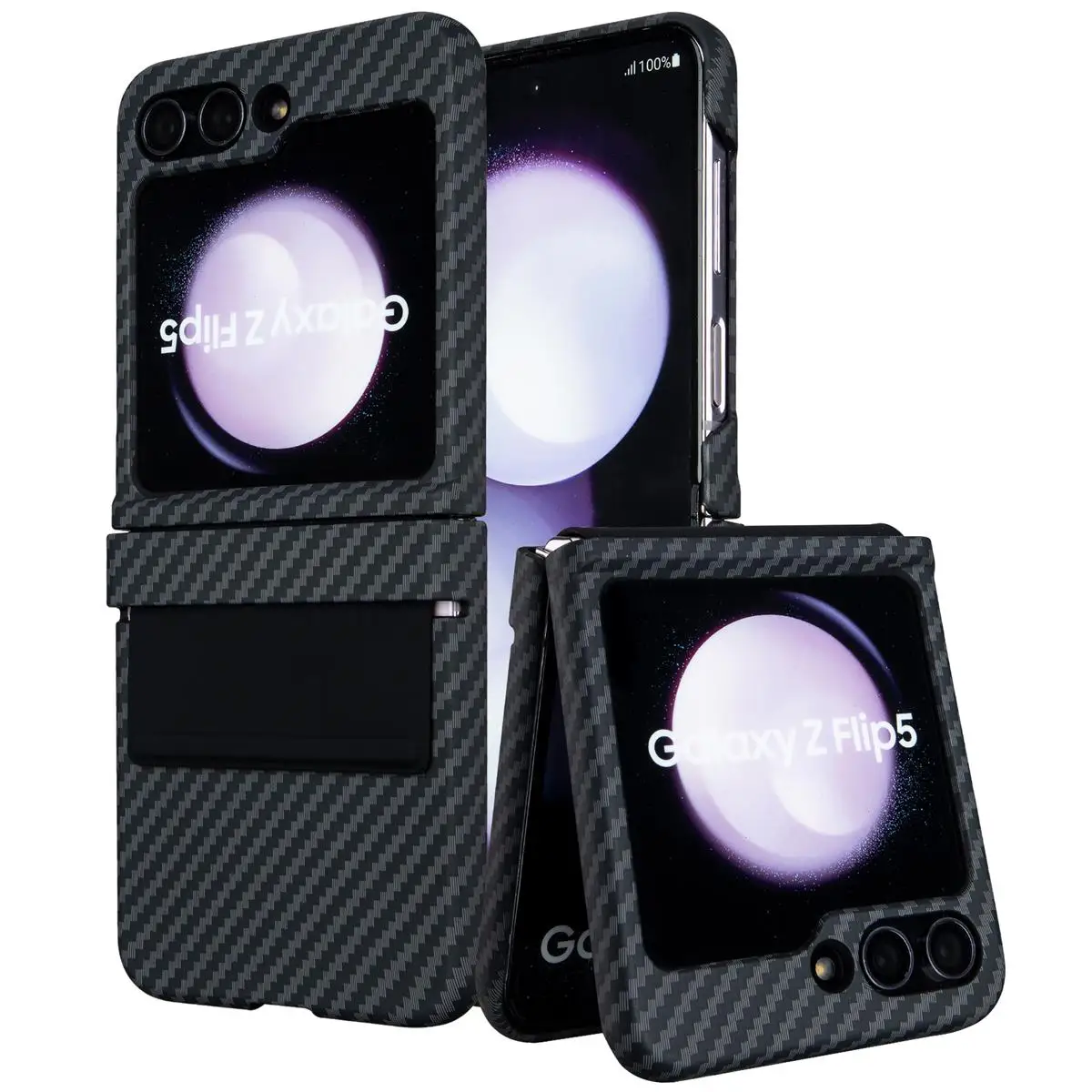 Ультратонкий приятный для кожи матовый складной чехол с петлями Samsung Galaxy Z Flip 6 5 4 3