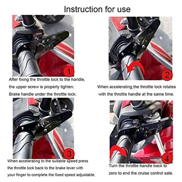 Универсальный замок дроссельной заслонки мотоцикла-круиз-контроль для