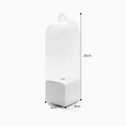 

Прозрачные коробочки для цветов 5/10 шт.