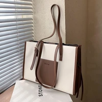 cgcbag simple commute women tote bag 2022 designer large capacity shoulder bag female high quality leather luxury handbag women
