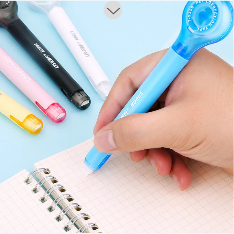 

Macaron Color Pen Shape Correction Tape 6 M Length 5mm Width New Creative Design Cute Correction Tape School Stationery