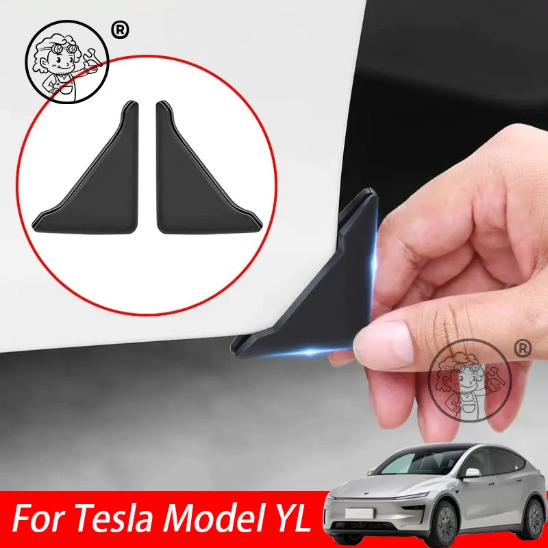 Фото Защитная накладка на угол двери автомобиля для Tesla Model YL 2026 2027, аксессуар для модификации автомобиля, предотвращающий столкновения №1