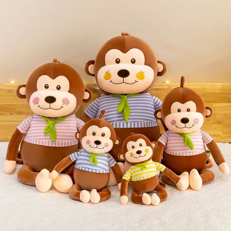 

Cute Monkey Doll Plush Toy Soft Pillow Stuffed Animal Kids Boy Girl Gifts