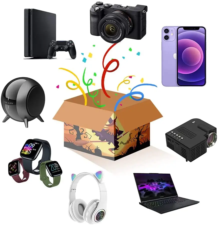 

Product You-02 More Gift for Christmas Mystery Boutique Waiting Electronic Box Lucky Surprise Premium Item 100% Gift Gift Random