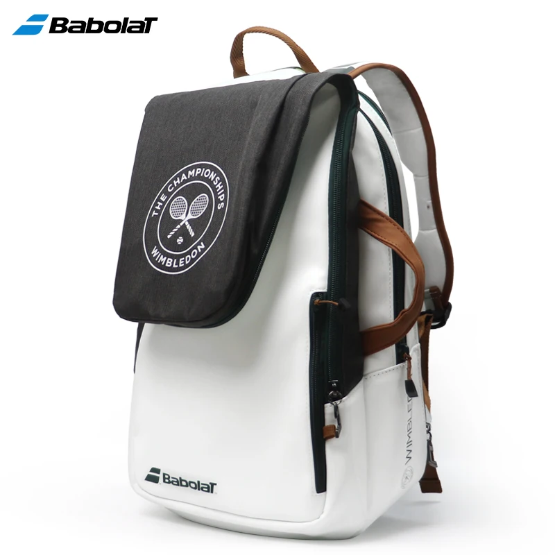 Zaino Da Tennis Babolat Originale Pure Wimbledon Co-Branding Tennis Padel Squash Borsa Per Racchette Da Badminton Borse Per Ramete Di Grande Capacità