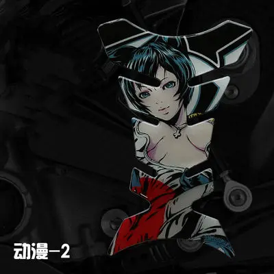 

Новый аниме девушка узор дизайн мотоцикл масло топливный бак протектор наклейка наклейка Pad Paster аппликация