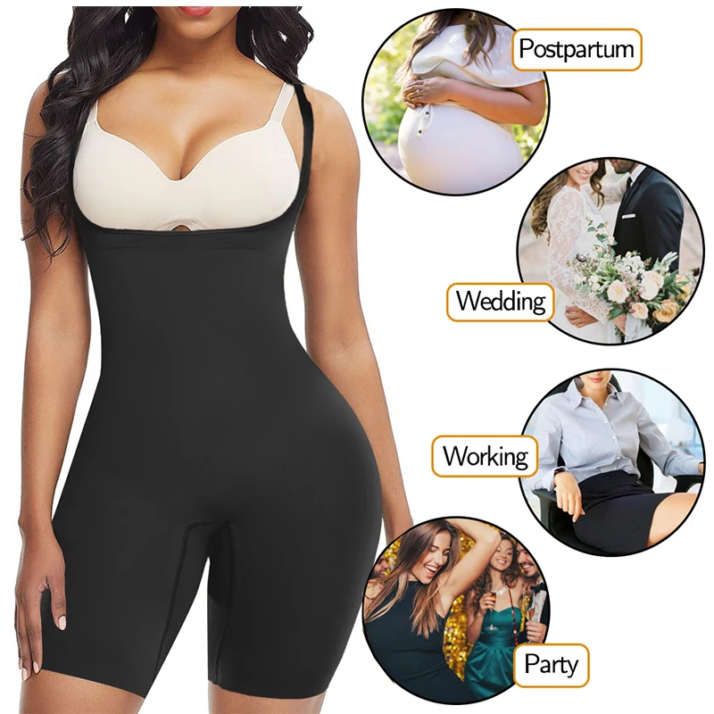 Shapewear Bodysuit for Women Tummy Control Thigh Slimmer Body Shaper Women's Binders and Shapers Underwear Corset Belly Fajas