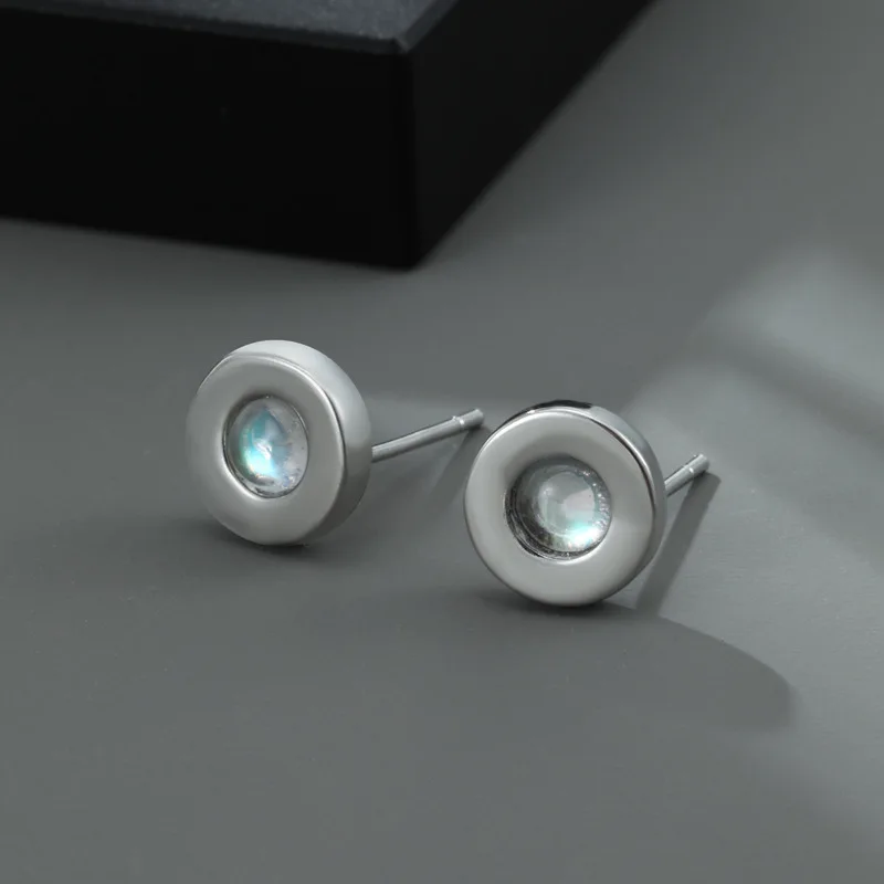 

Fashion Retro Earrings Men's Simple Temperament Trend Personality Men's Earrings Round Boys' Earrings Cuff Earrings