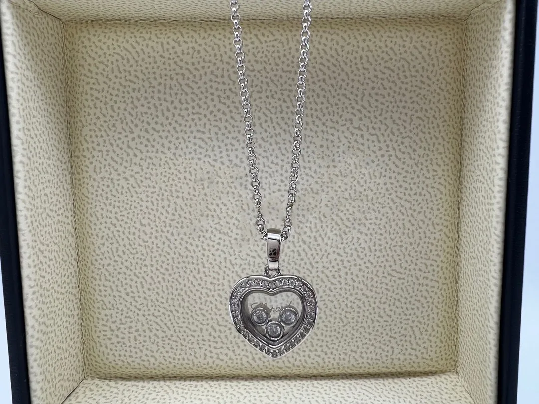 Роскошное модное прозрачное стекло ожерелье для влюбленных женское Сверкающее