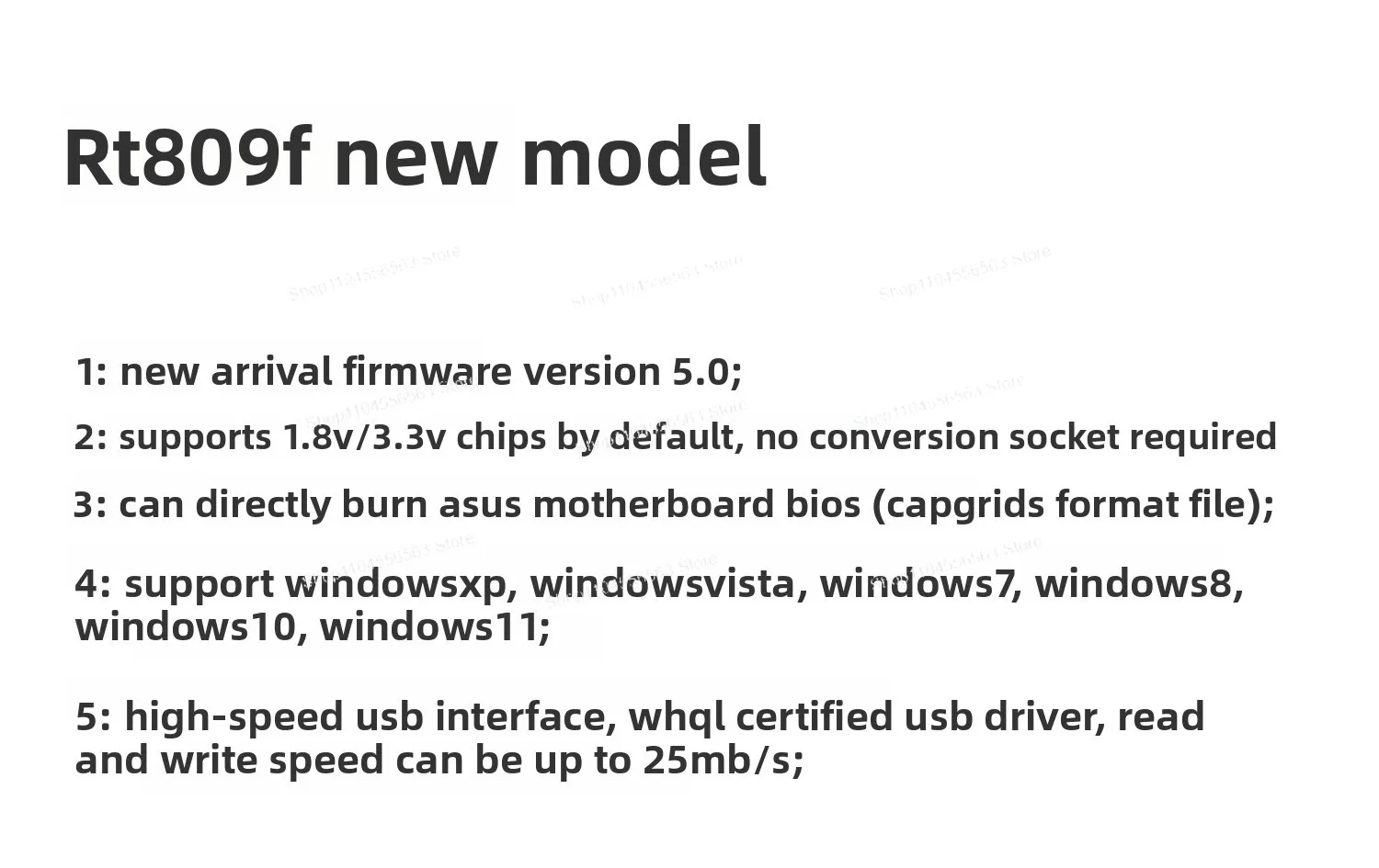 Универсальный USB-программатор RT809F для материнских плат ПК, ЖК-телевизоров, чипов BIOS ноутбуков (art.: 3920d8a0df4f4) - 3920d8a0df4f4