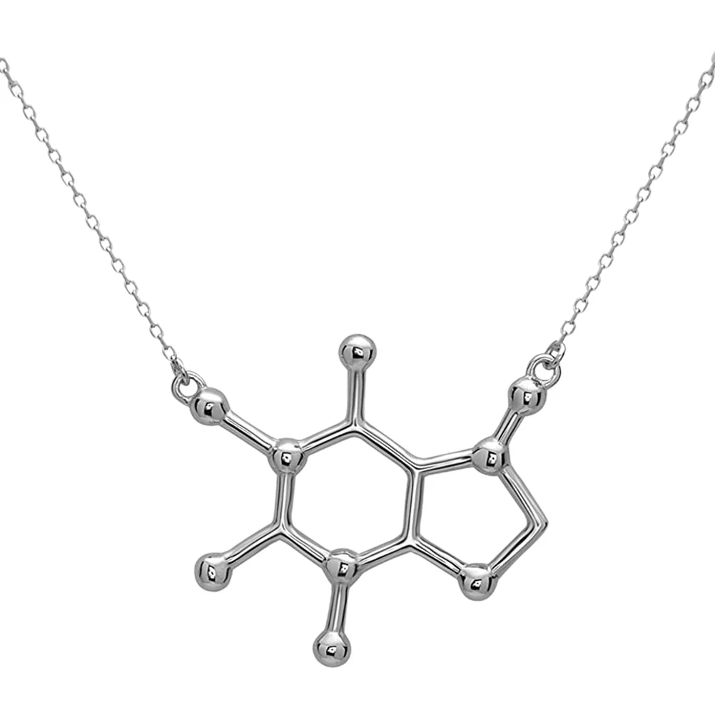 

Necklace Punk Women Girl Pendant Alloy Jewelry Coffee Lover Necklaces Miss