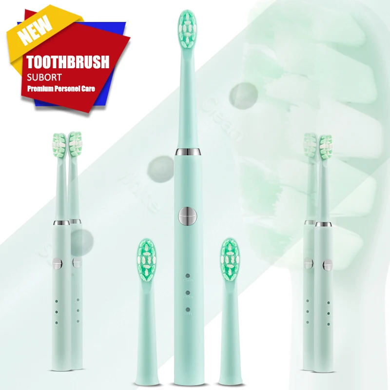 SUBORT A1 Sonic Electric Toothbrush Cordless USB Rechargeable Toothbrush Waterproof Ultrasonic Automatic Tooth Brush