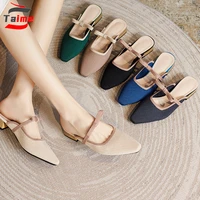 taime women heel sandals 2022 japanese style flying woven low heel shoes luxury sandals women designers slippers ladies shoes