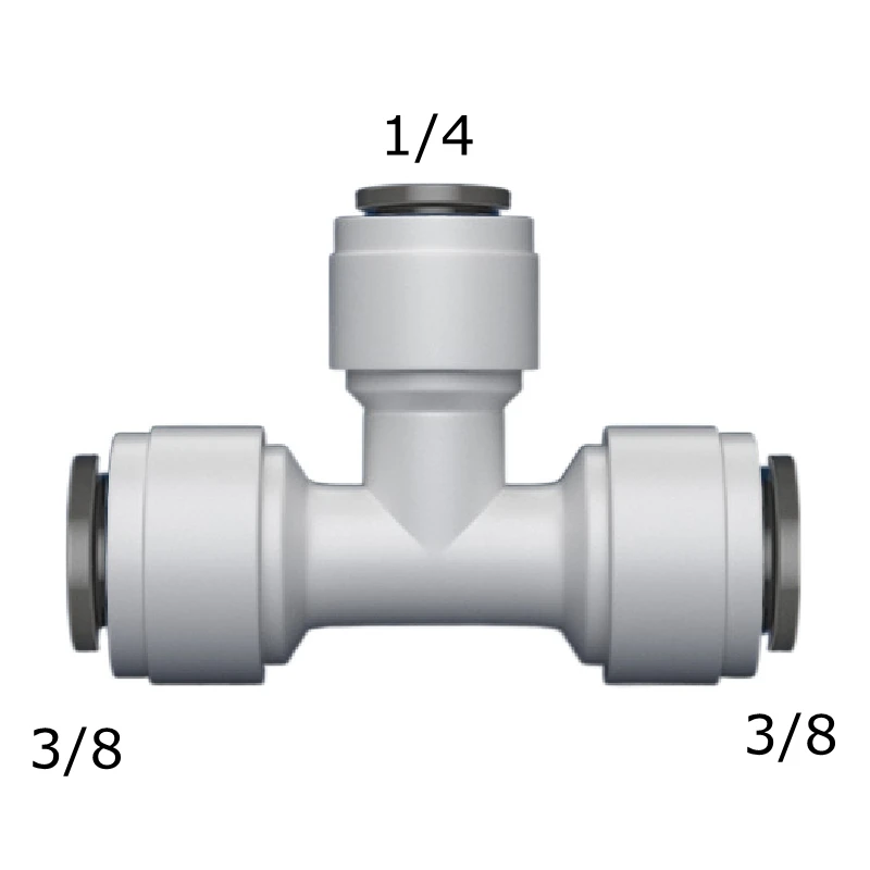 

CNWIKIYA Тройник для фильтра воды 1/4"-3/8", пластик