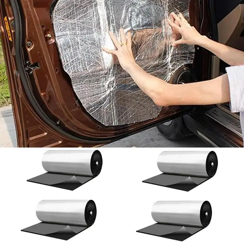 

Heat Sound Deadening Insulation Mat Waterproof Deadener Pad 5/10/15/20mm Car Auto Exhaust Muffler Hood Door Noise Control