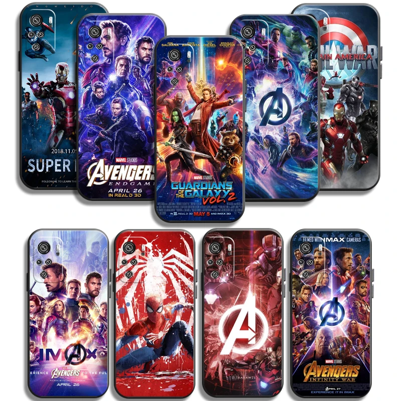 

Marvel US Logo Phone Cases For Xiaomi Redmi 9AT 9 9T 9A 9C Redmi Note 9 9 Pro 9S 9 Pro 5G Coque Soft TPU Carcasa