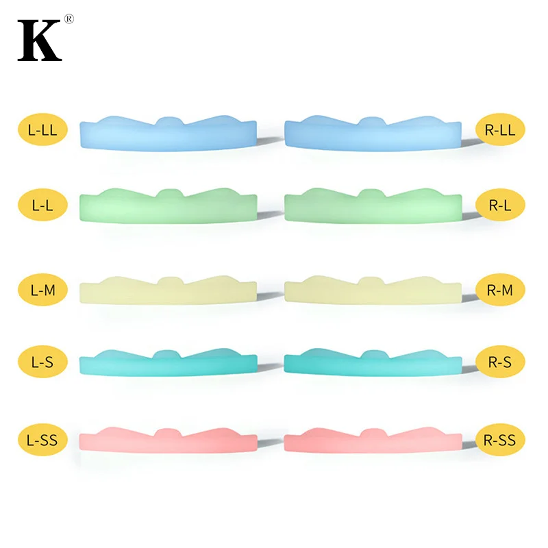 

5 пар, силиконовые бигуди для завивки ресниц