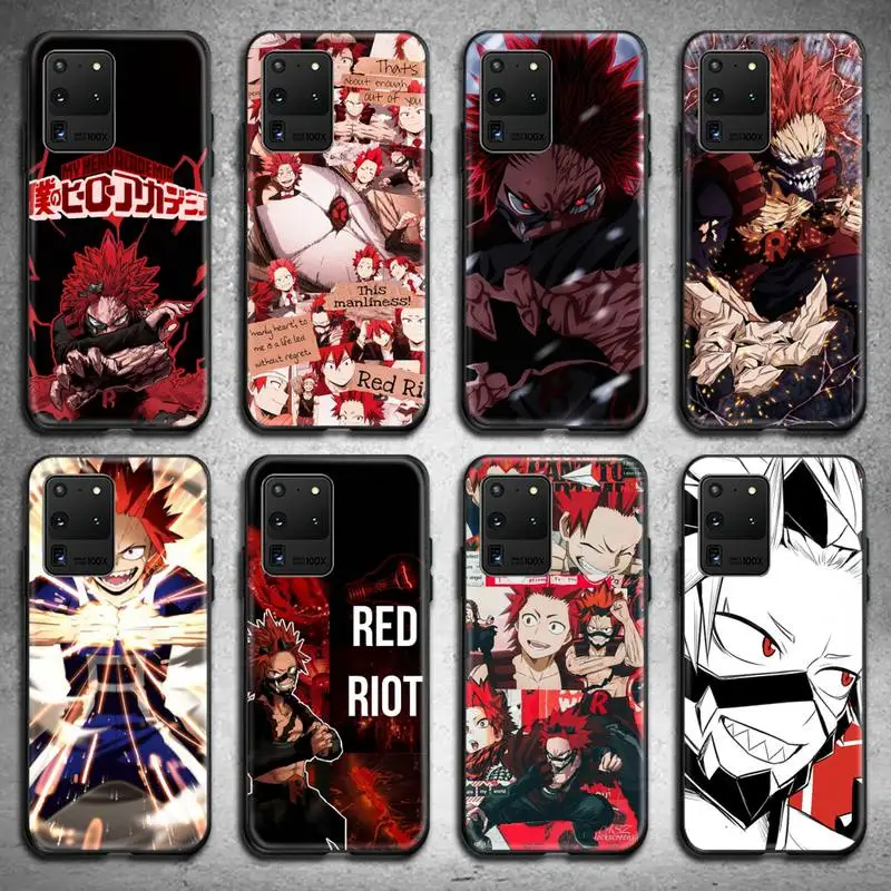 Eijiro Kirishima чехол для телефона с рисунком красного римона аниме Samsung Galaxy S21 Plus Ultra S20 FE