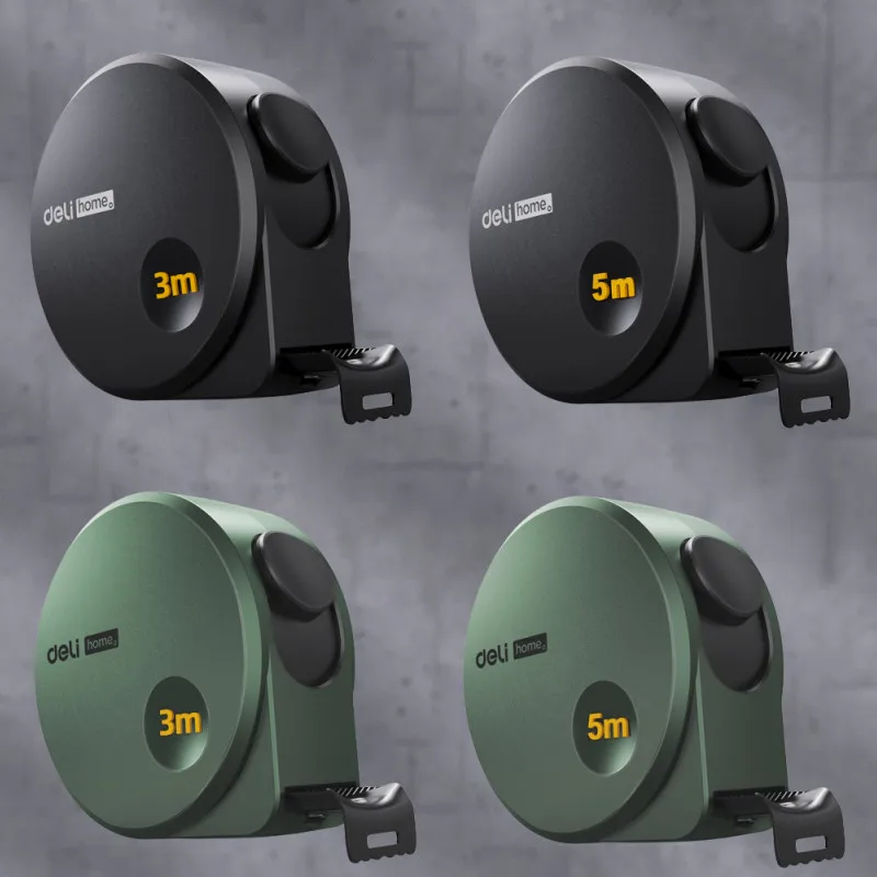 

Deli Tool 1 Pcs 3/5M Carbon Steel Material High Quality Digital Tape Measure Multifunction Woodworking Percision Measuring Tools