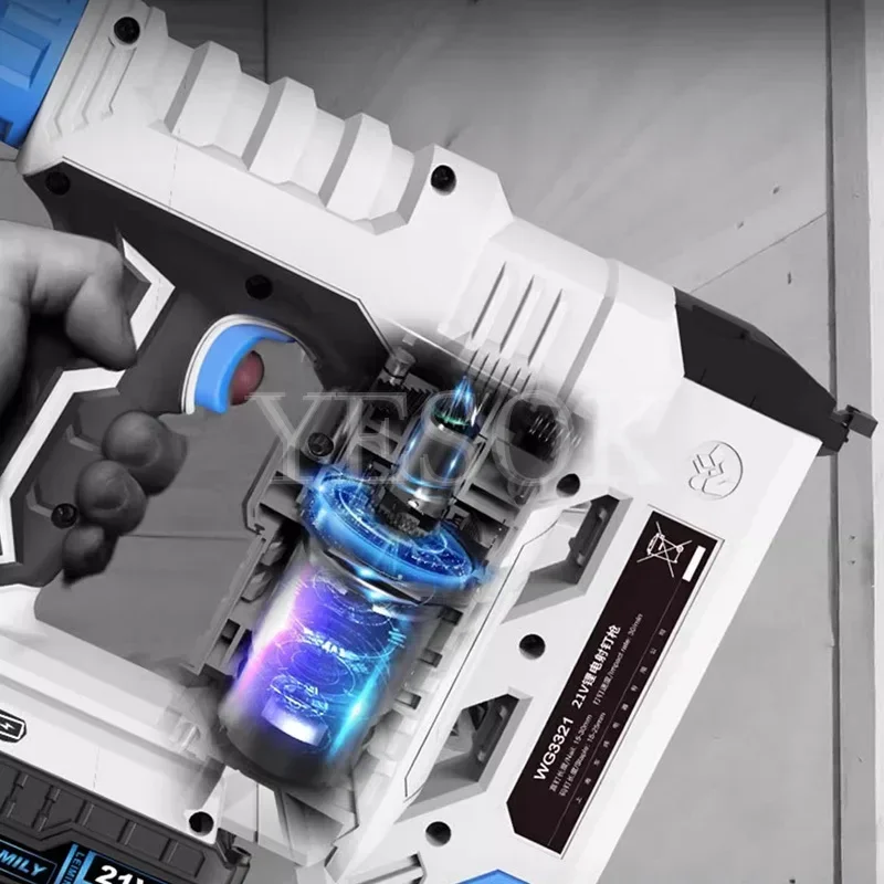 Электрический гвоздезабивной пистолет инструменты степлер для рамок скобы