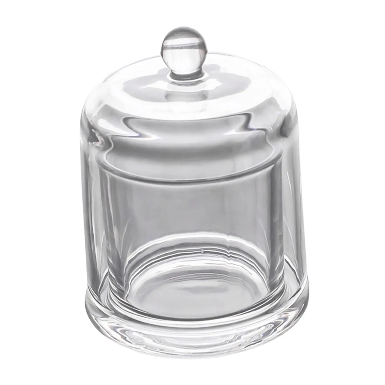 With Dome Clear Glass Votive Candle Holder Cloche Clear Glass Jar For Wedding Bathroom Holiday Bedroom Decor
