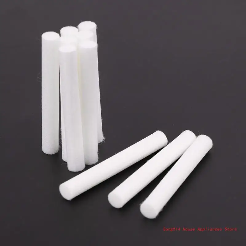 10pcs 8mmx64mm Air Humidifiers Filters Cotton Swab for Air Ultrasonic Humidifier 95AC