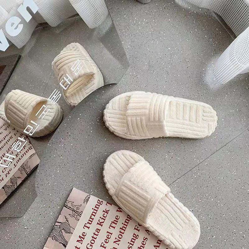 Fashion Slippers Indoor Flip Flops Short Plush Shoes for Women Comfortable Women Shoe Classic Candy Color Shoes Slippers Women