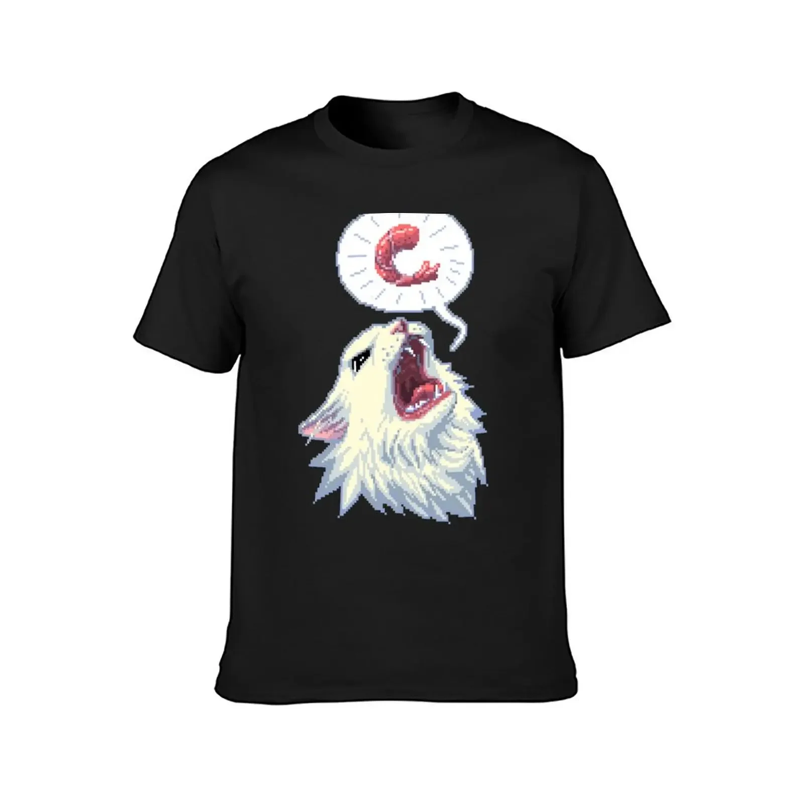 8-битная футболка с изображением креветки Турстон кошка летний топ мужские