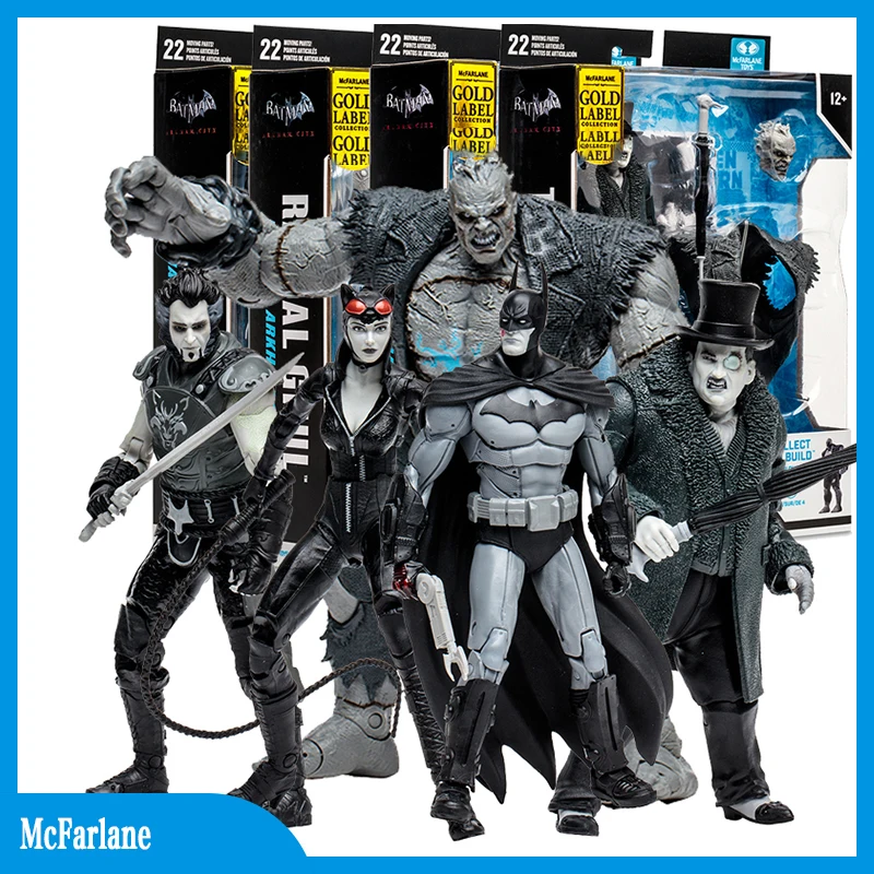 

McFarlane Toys Batman Arkham City Bundle Solomon Grundy Anime Figures Multiverse Solomon combination Action Figure model