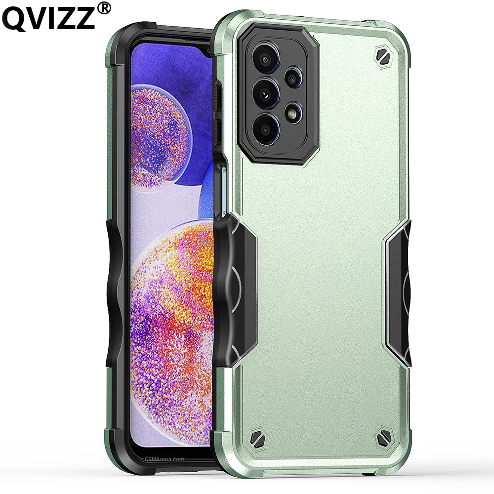 

Case for Samsung A23 4G 5G SM-A235F Heat Dissipation Armor Shockproof Silicone+PC Phone Cover Galaxy A73 A53 A33 A52 4G5G A52S