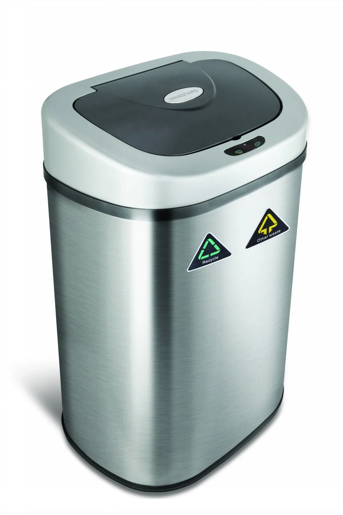 Высококачественная мусорная корзина с датчиком из нержавеющей стали для