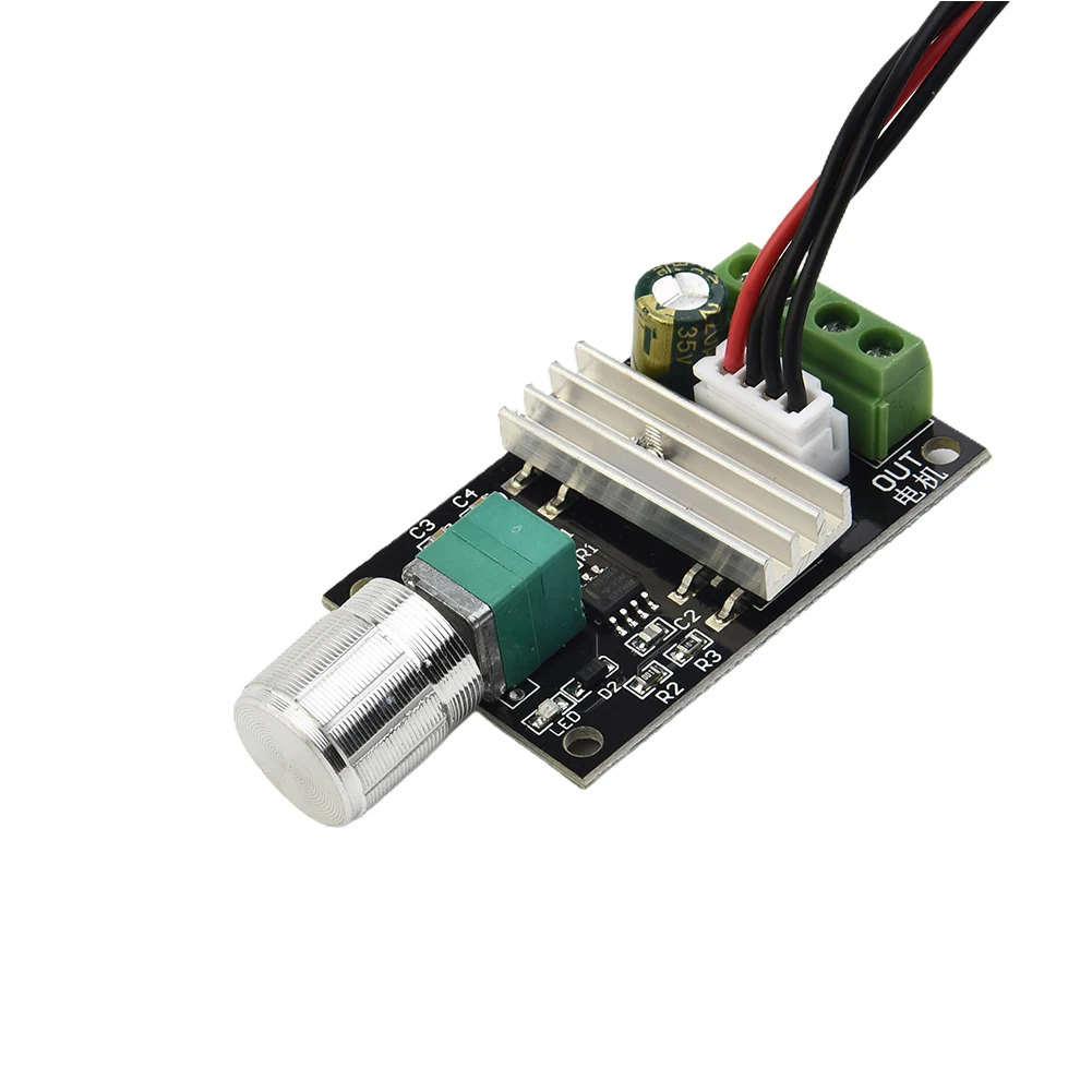 

5×3.2×1.5cm Motor Speed Controller 6V 12V 24V 28V Adjuatable Tool High Quality Metal Motor Regulator Replacement
