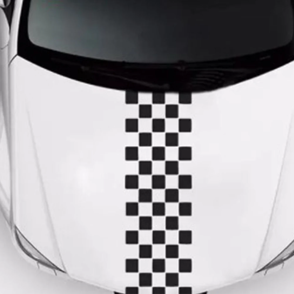 

Racing Car Hood Stripes Decal Vinyl Stickers Car Exterior DIY Styling Accessories For Car SUV Truck Universal Waterproof