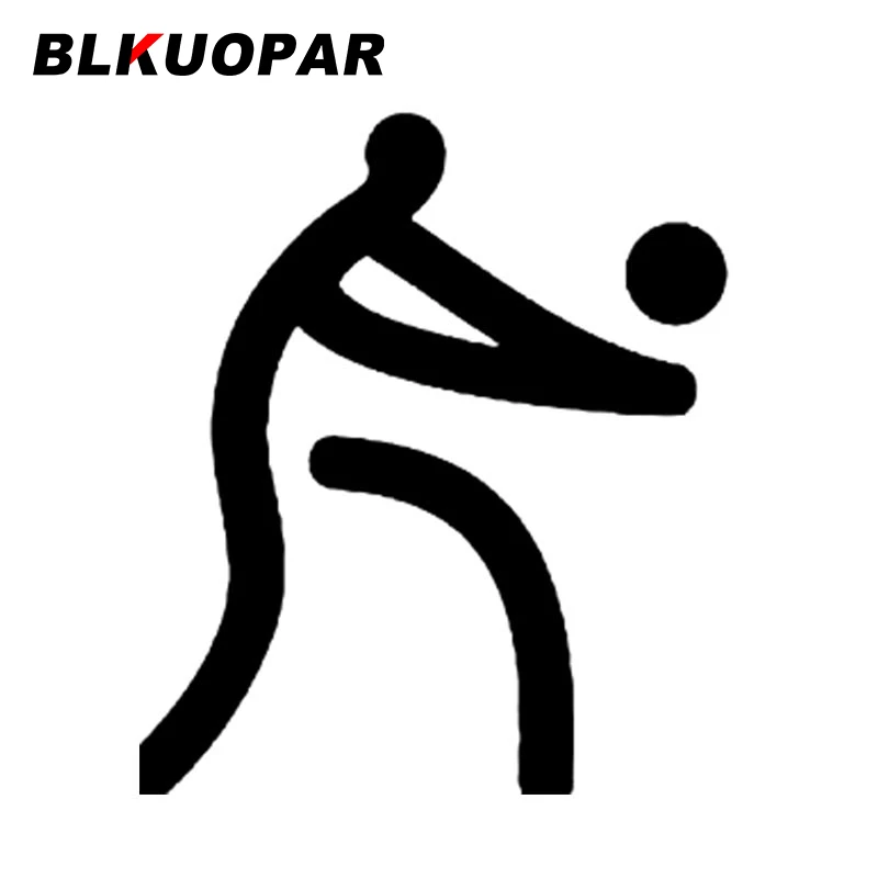 

Волейбольные автомобильные наклейки BLKUOPAR, Солнцезащитная наклейка, наклейка с защитой от царапин, декоративное стекло для холодильника, во...
