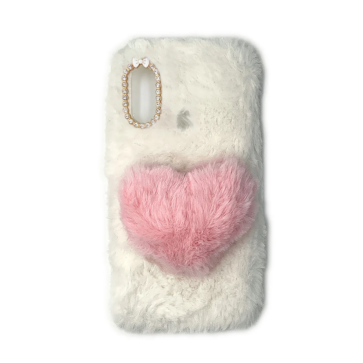 

Winter Warm Plush Phone Flexible Shockproof Cover Compatible with Moto E (2020)