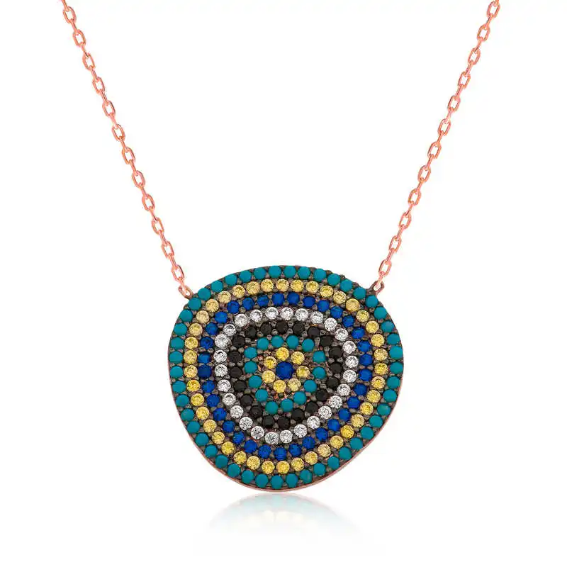 

Tevuli 925 Sterling Silver Evil Eye Women Necklace