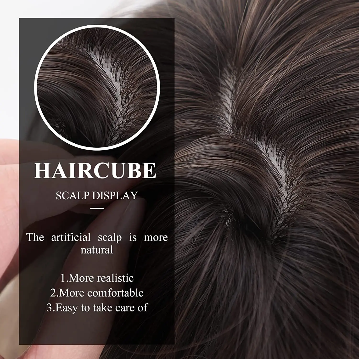 Длинный прямой синтетический парик с челкой темно-черные серые волосы парики для